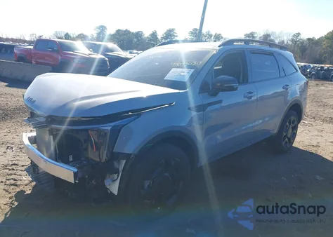 2025 Kia Sorento X-Line Ex из США, поврежденный, VIN 5XYRHDJFXSG359444